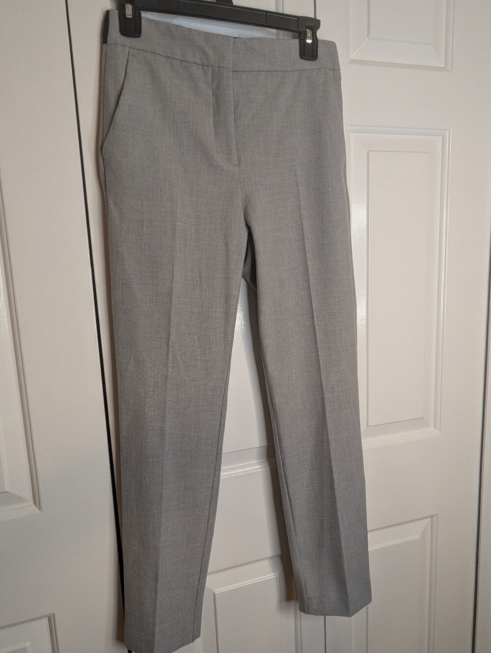 Zara Light Gray Jogger Waist Dress Trousers